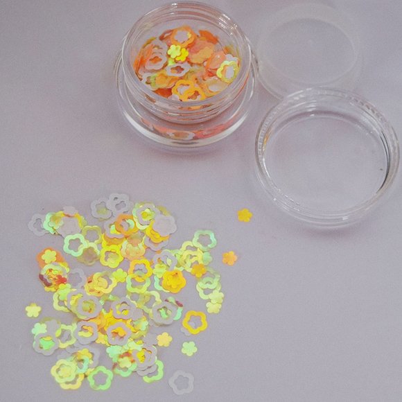 4/$20 SET OF 3: Extra Fine Glitter & 3D Flowers For Nails, Acrylic, Gels, Crafts - Picture 10 of 15